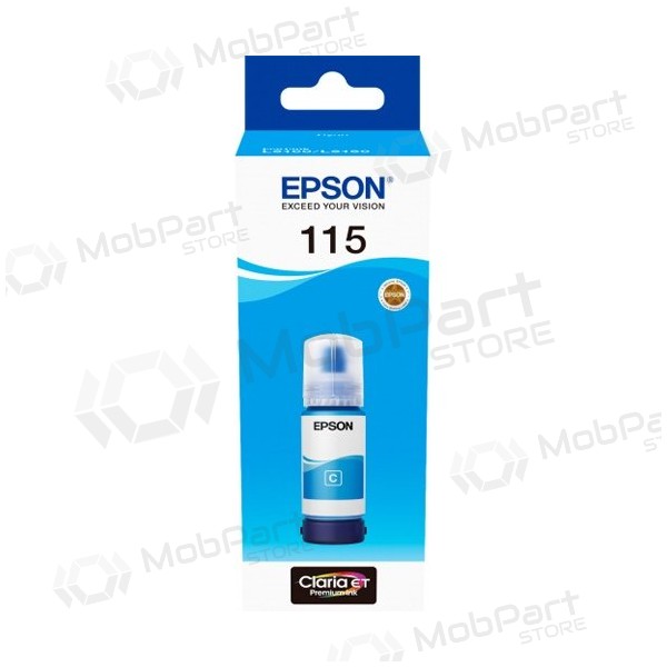 Epson 115 EcoTank (C13T07D24A) láhev s doplňovacím inkoustem, azurová