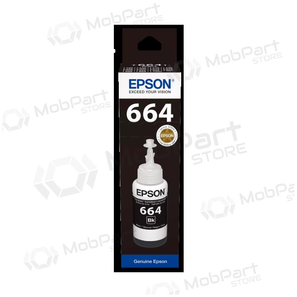 Epson 664BK (C13T66414A) Láhev s doplňovacím inkoustem, černá