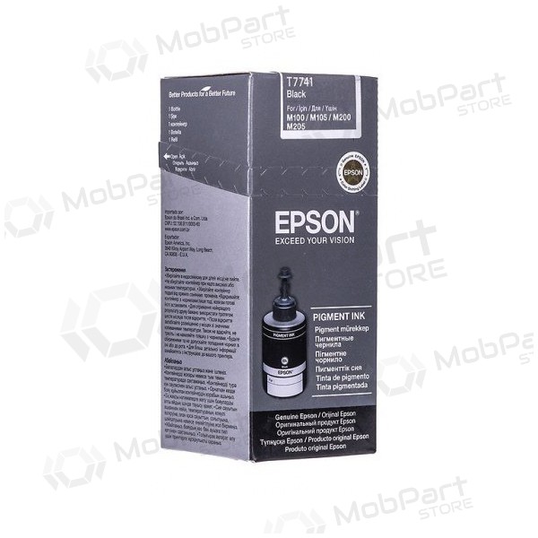 Epson pigmentová láhev (C13T77414A), černá kazeta pro inkoustové tiskárny