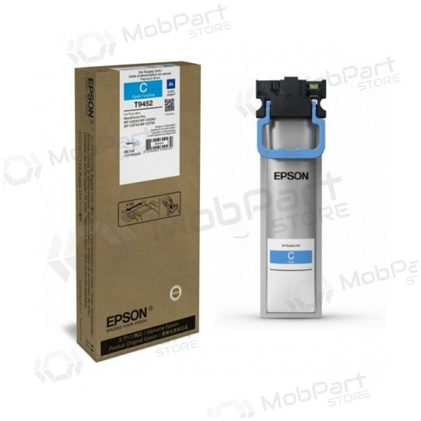 Epson XL (C13T945240), azurová inkoustová kazeta pro inkoustové tiskárny, 5000 stran.