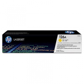 HP 126A (CE312A), žlutá náplň / kazeta pro laserové tiskárny, 1000 stránky.