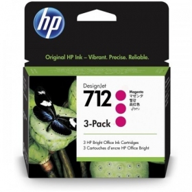 Inkoustová kazeta HP 712 (3ED78A), purpurová (SPEC)