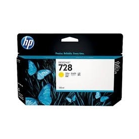 HP 728 (F9J65A) inkoustová kazeta, žlutá