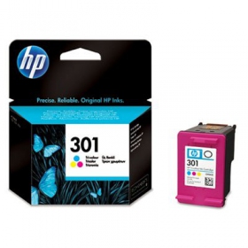 HP No.301 - CH562EE, tříbarevná kazeta pro inkoustové tiskárny, 165 str.