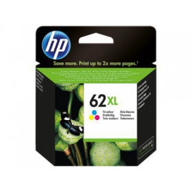 HP No.62XL (C2P07AE), tříbarevná kazeta pro inkoustové tiskárny, 415 str.