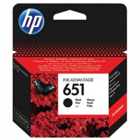 HP č. 651 (C2P10AE), černá kazeta pro inkoustové tiskárny, 600 stran