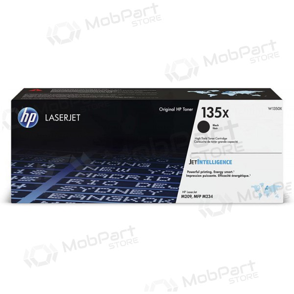 HP 135X (W1350X), černá náplň / kazeta pro laserové tiskárny, 2400 stránky.