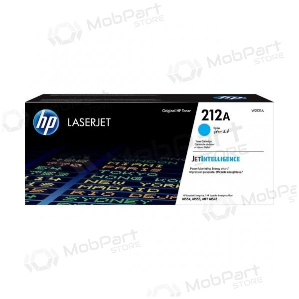 HP 212A (W2121A) Laserová kazeta, azurová