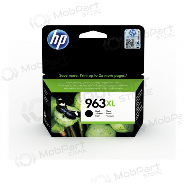 HP (3JA30AE, 963XL), černá kazeta pro inkoustové tiskárny, 2000 stran