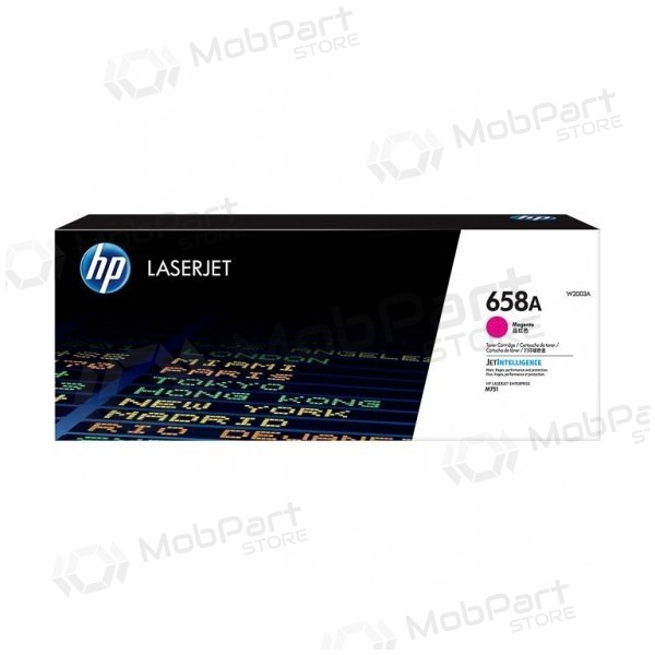HP 658A (W2003A) laserová kazeta, purpurová