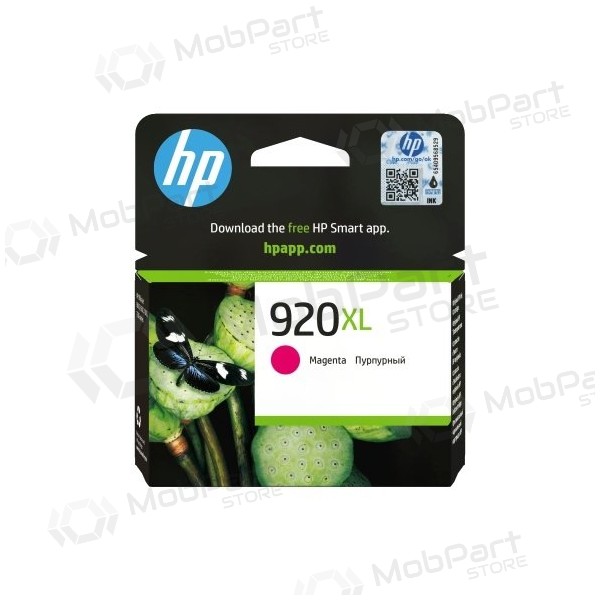 Inkoustová kazeta HP 920XL (CD973AE), purpurová (SPEC)