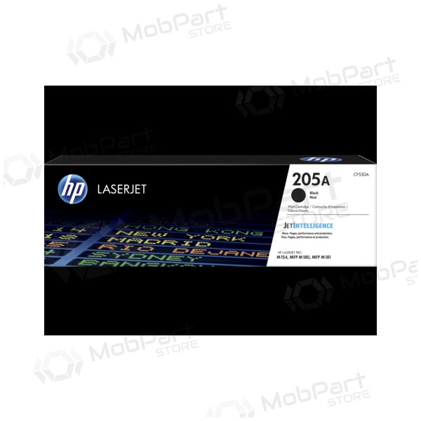HP č. 205A (CF530A), černý toner pro laserové tiskárny, 1100 stran.