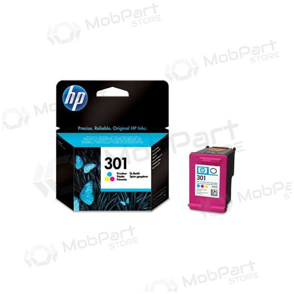 HP No.301 - CH562EE, tříbarevná kazeta pro inkoustové tiskárny, 165 str.