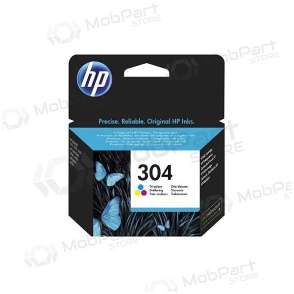 HP No.304 (N9K05AE), tříbarevná kazeta pro inkoustové tiskárny, 100 stran.
