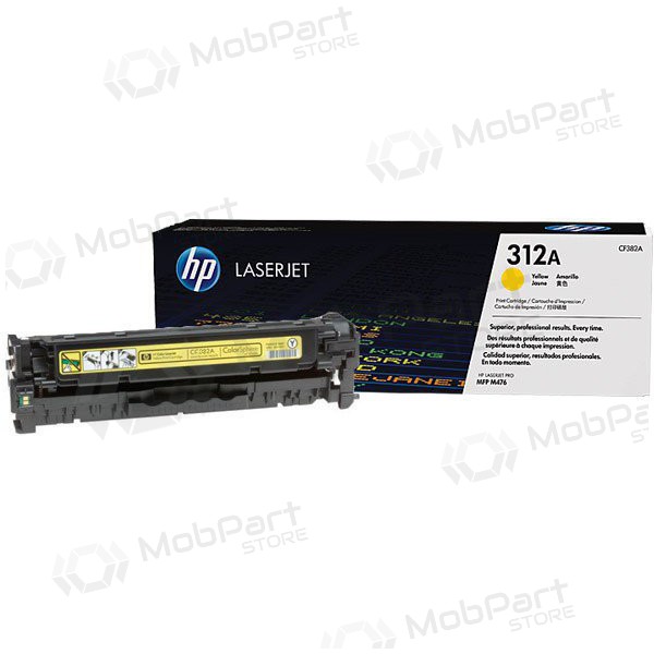 HP No.312A (CF382A), žlutá náplň / kazeta pro laserové tiskárny, 2700 stránky.