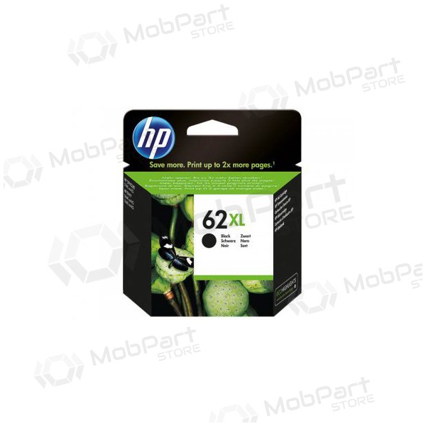 HP No.62XL (C2P05AE), černá náplň / kazeta pro inkoustové tiskárny, 600 stránky.