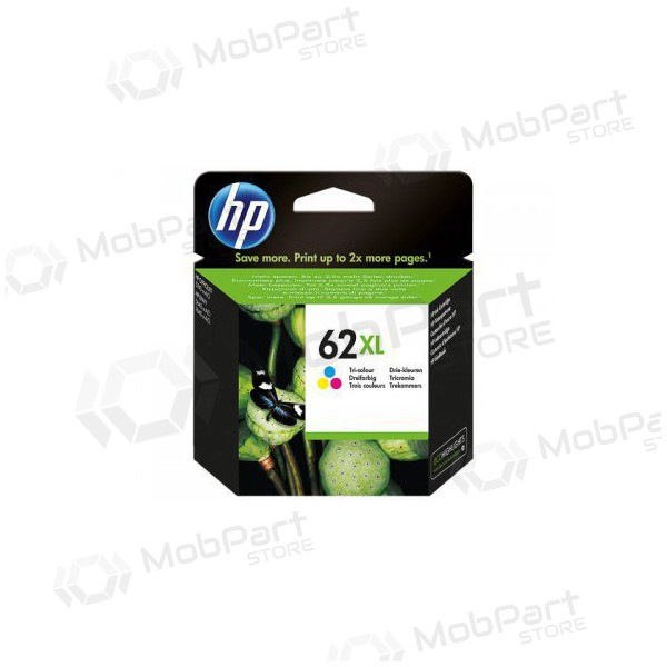 HP No.62XL (C2P07AE), tříbarevná inkoustová kazeta pro inkoustové tiskárny, 415 stran.