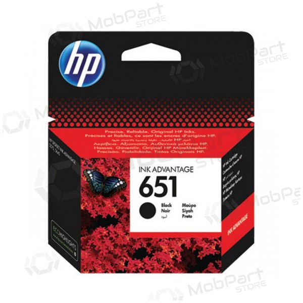HP č. 651 (C2P10AE), černá kazeta pro inkoustové tiskárny, 600 str.