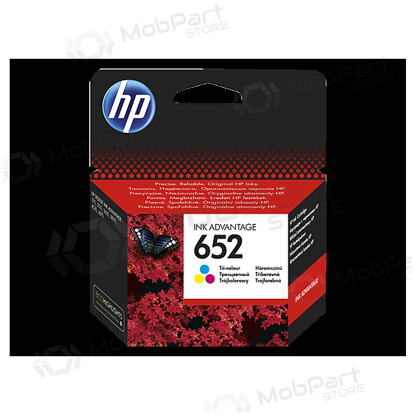 HP č. 652 (F6V24AE), tříbarevná kazeta pro inkoustové tiskárny, 200 str.