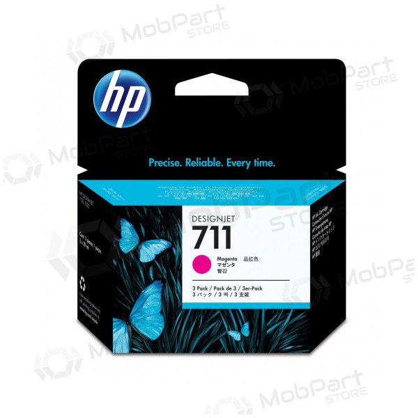 HP No.711 (CZ135A), magenta inkoustová kazeta pro inkoustové tiskárny