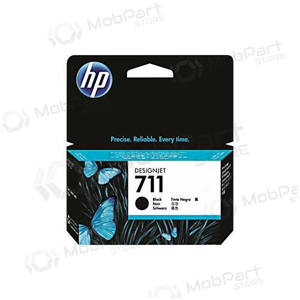 HP No.711 LC (CZ129A), černá kazeta pro inkoustové tiskárny