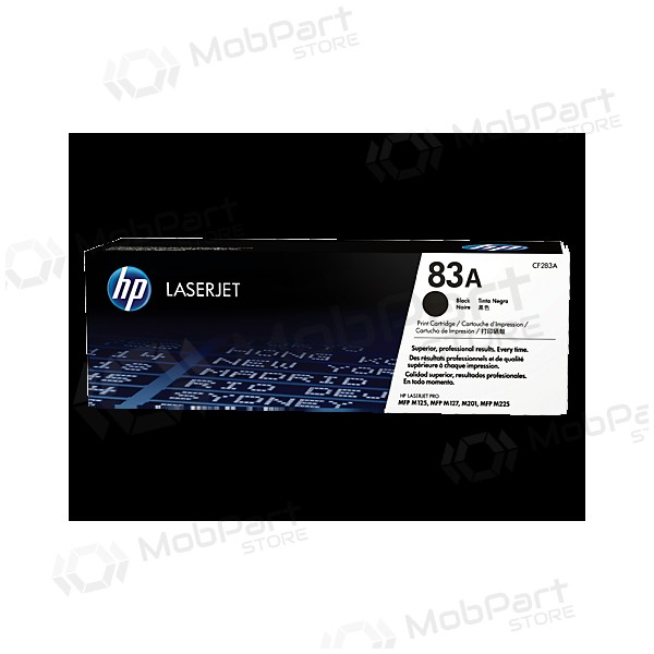 HP No.83A (CF283A), černá tonerová kazeta pro laserové tiskárny, 1500 stran