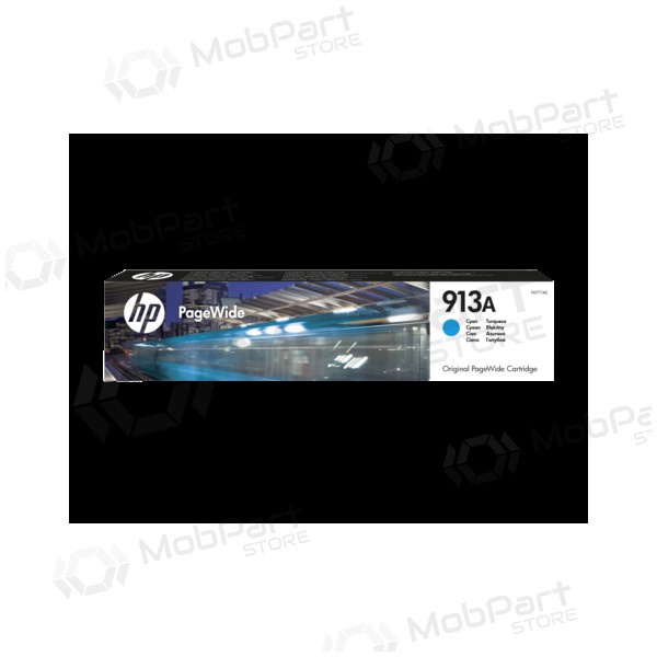 HP 913A (F6T77AE), modrá inkoustová kazeta, 3000 stran