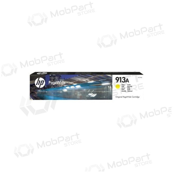 HP No.913A (F6T79AE), žlutá inkoustová kazeta pro inkoustové tiskárny, 3000 stran.