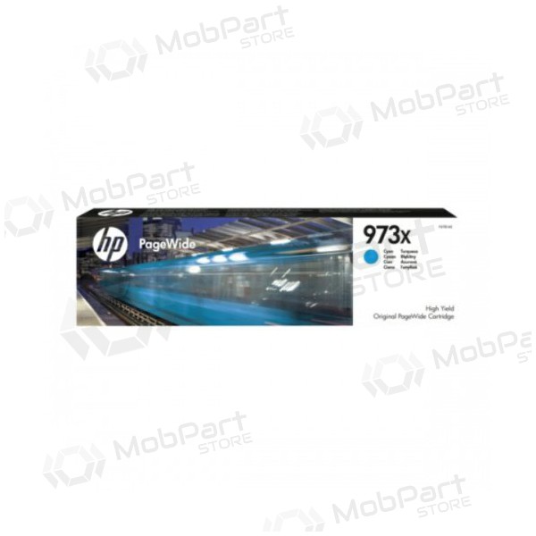 HP No.973X (F6T81AE), modrá kazeta pro inkoustové tiskárny, 7000 str.