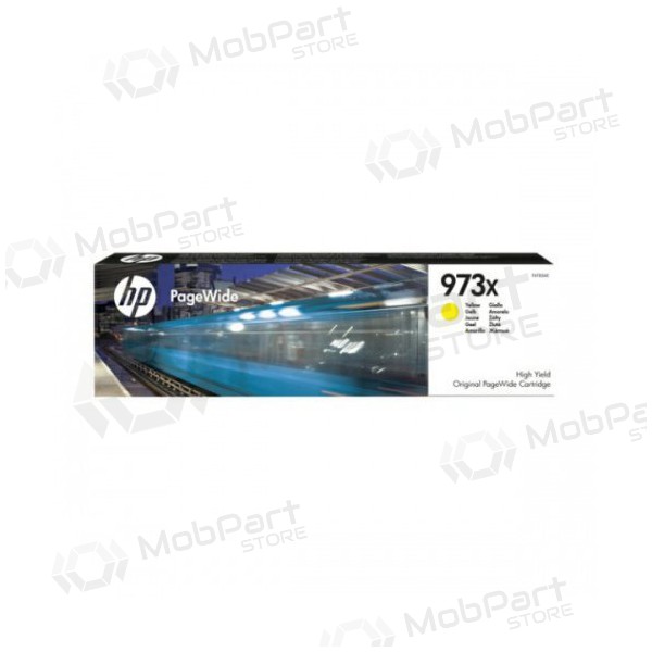 HP No.973X (F6T83AE), žlutá náplň / kazeta pro inkoustové tiskárny, 7000 stránky.