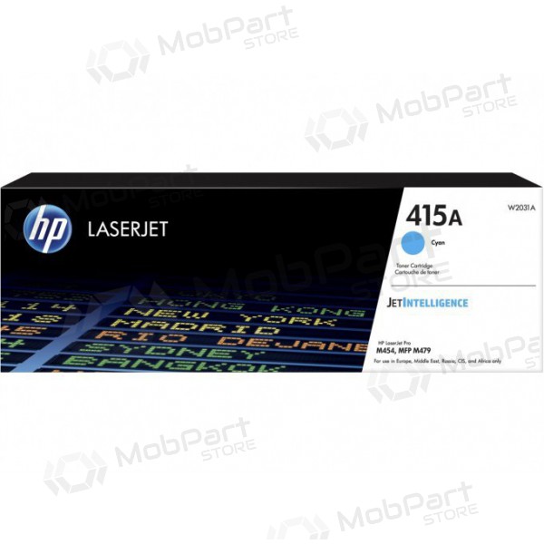 HP (W2031A, 415A), azurová kazeta pro laserové tiskárny