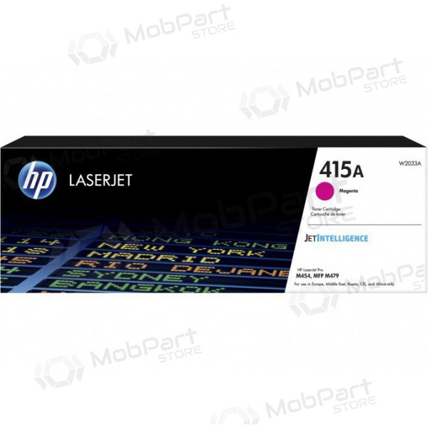 HP (W2033A, 415A), purpurová kazeta pro laserové tiskárny