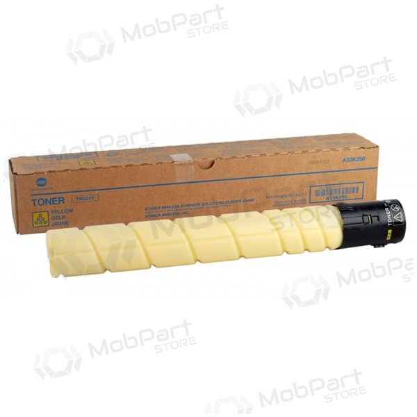 Konica-Minolta TN-321 (A33K250), žlutá kazeta pro laserové tiskárny, 25000 stran