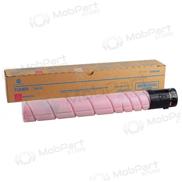 Konica-Minolta TN-321 (A33K350), purpurová kazeta pro laserové tiskárny, 25000 stran