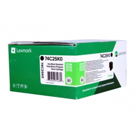 Lexmark (74C2SKE/ 74C2SK0), černá kazeta pro laserové tiskárny, 7000 stran