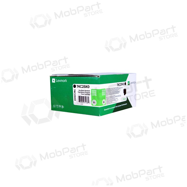 Lexmark (74C2SKE/ 74C2SK0 ), černá náplň / kazeta pro laserové tiskárny, 7000 stránky.