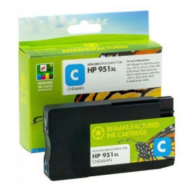 Neoriginální Static Control HP 951XL (CN046AE) Nový čip, azurová kazeta pro laserové tiskárny, 1500 stran