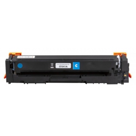 Kompatibilní azurový toner s novým čipem pro HP No.203A (CF541A) / Canon CRG-054C, 1400 stran.