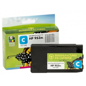 Neoriginální Static Control HP No.953 XL (F6U16AE) Nový čip, azurová kazeta pro inkoustové tiskárny, 1600 stran