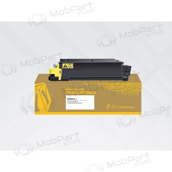 Neoriginální (kompatibilní) toner PK5011Y, žlutý, pro laserové tiskárny Triumph Adler - Utax P-C 3065/ 3061/ 3060, výtěžnost 5000 stran.