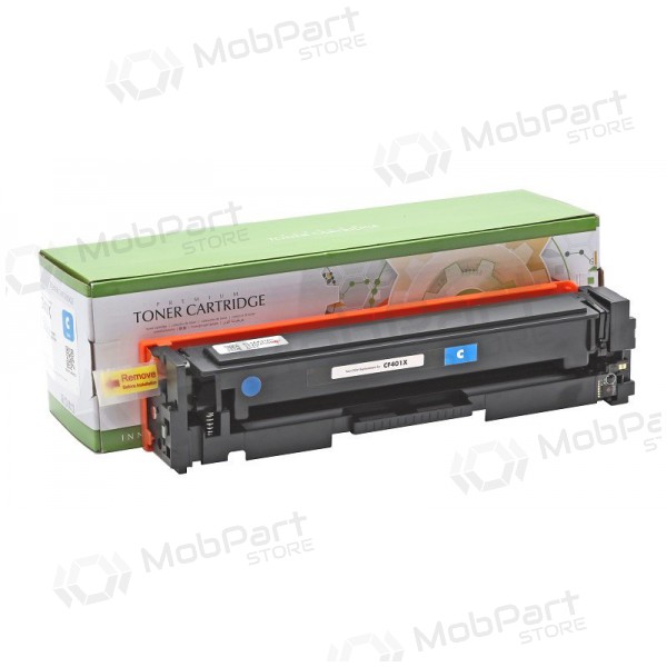 Neoriginální toner Static Control HP CF401X / Canon CRG 045H, azurový, pro laserové tiskárny, 2300 stran.