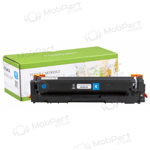 Kompatibilní toner Static Control HP 203X (CF541X)/Canon CRG-054HC, azurová, s novým čipem, pro laserové tiskárny, 2500 str.