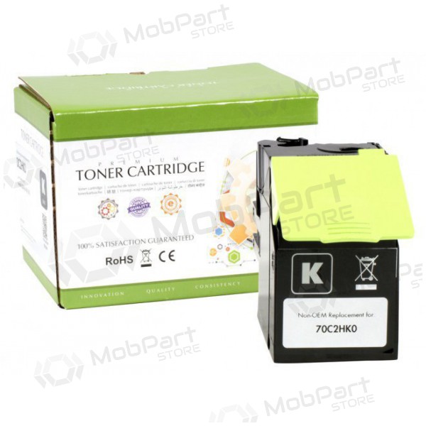 Kompatibilní toner Static Control pro Lexmark 702HK (70C2HK0), černý, pro laserové tiskárny, 4000 stran.
