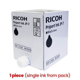 Ricoh JP-7 (817219) inkoustová kazeta, černá (1 ks)