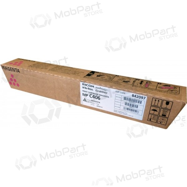 Ricoh MP C406 (842097) laserová kazeta, purpurová