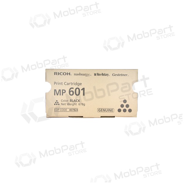 Ricoh MP601 (407824), černá náplň / kazeta pro laserové tiskárny, 25000 stránky.