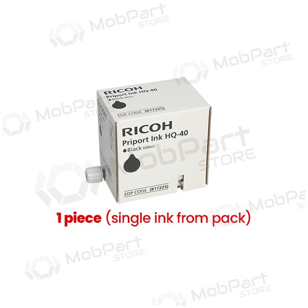 Ricoh Priport HQ-40 (817225) inkoustová kazeta, černá (1 ks)