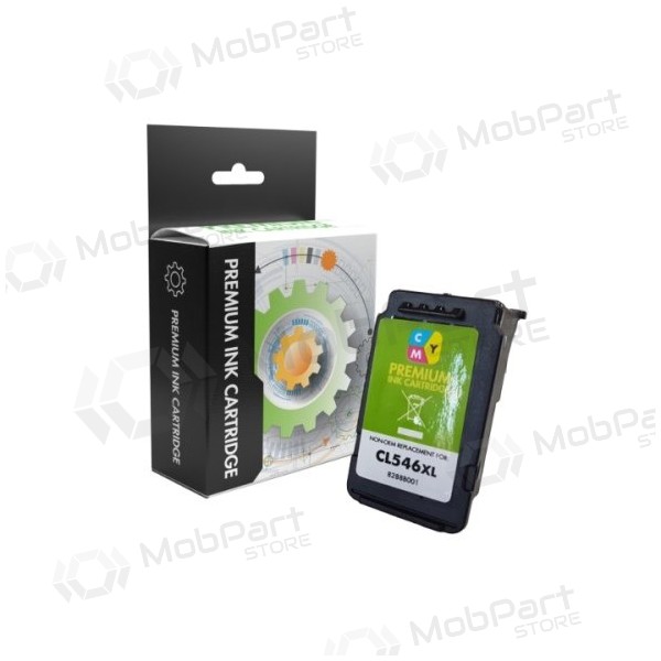 Statická kontrola inkoustové kazety CMY, kompatibilní s Canon CL-546XL Tricolor