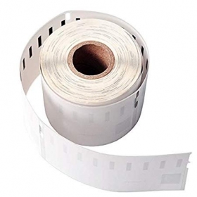 TopJet role štítků černá na bílé, 54x101mm, 220 štítků, kompatibilní s Dymo 99014 (S0722430)